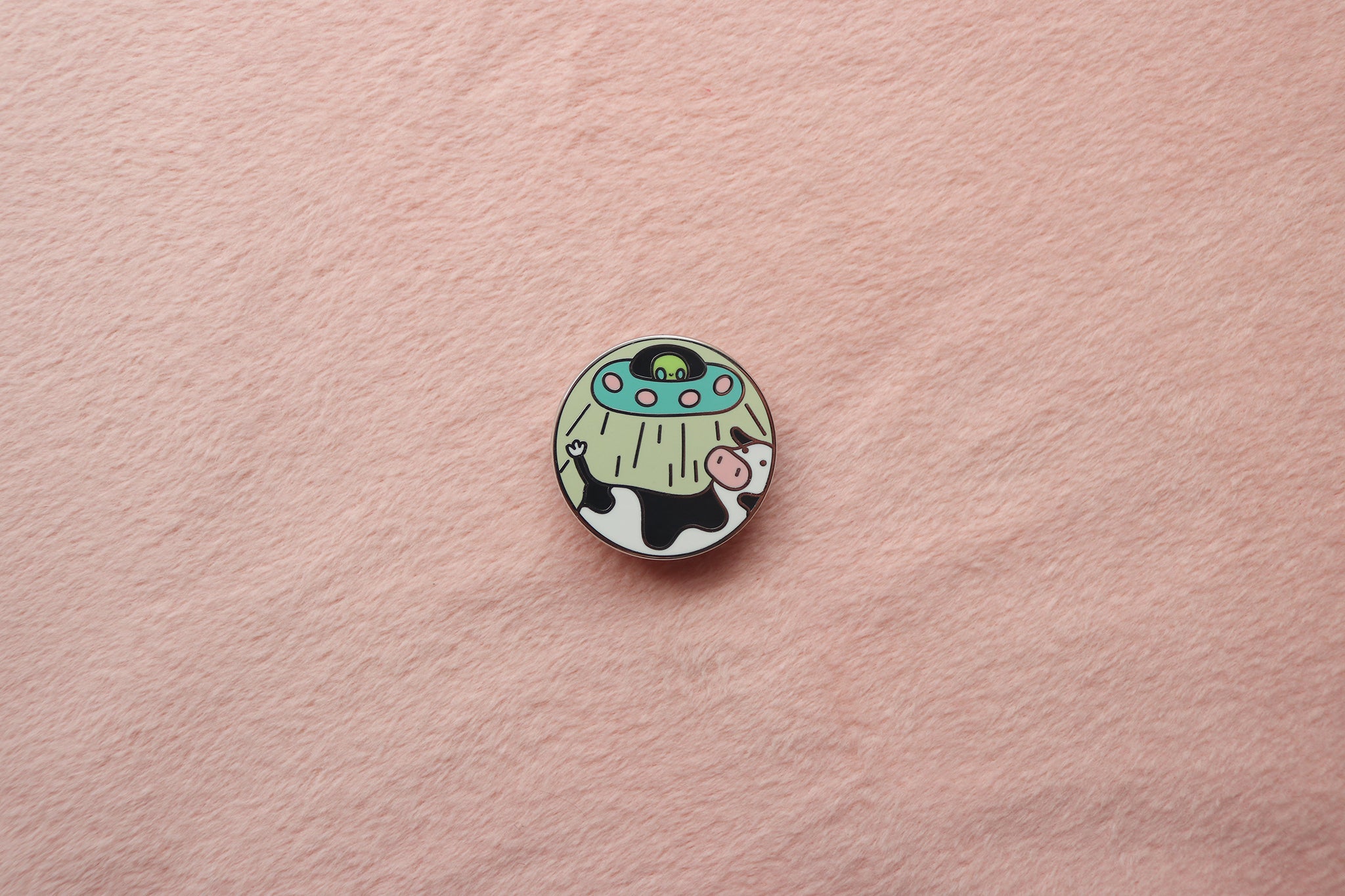 Alien Abduction Enamel Pin