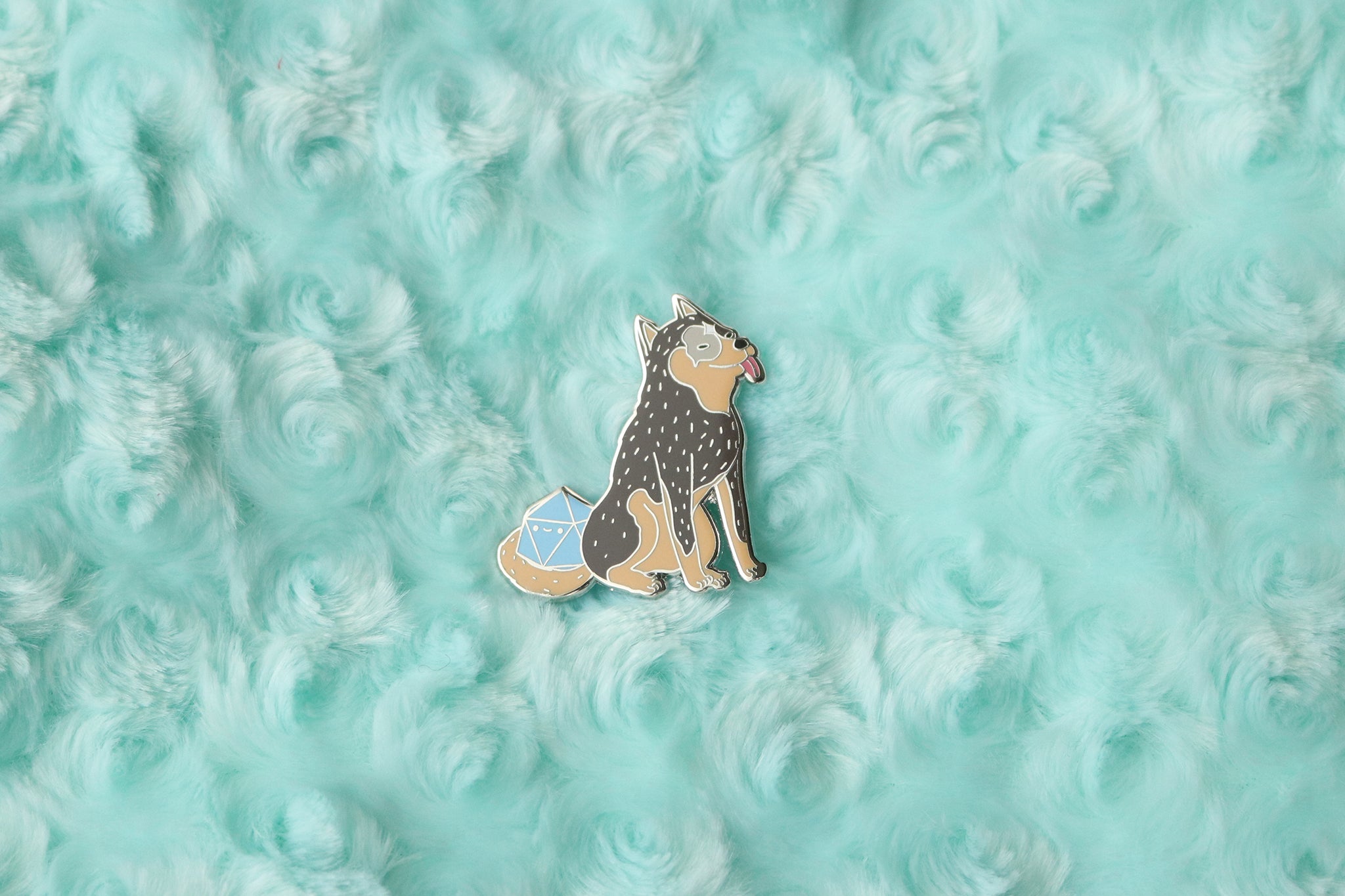 Heeler D20 Dice Buddy Hard Enamel Pin