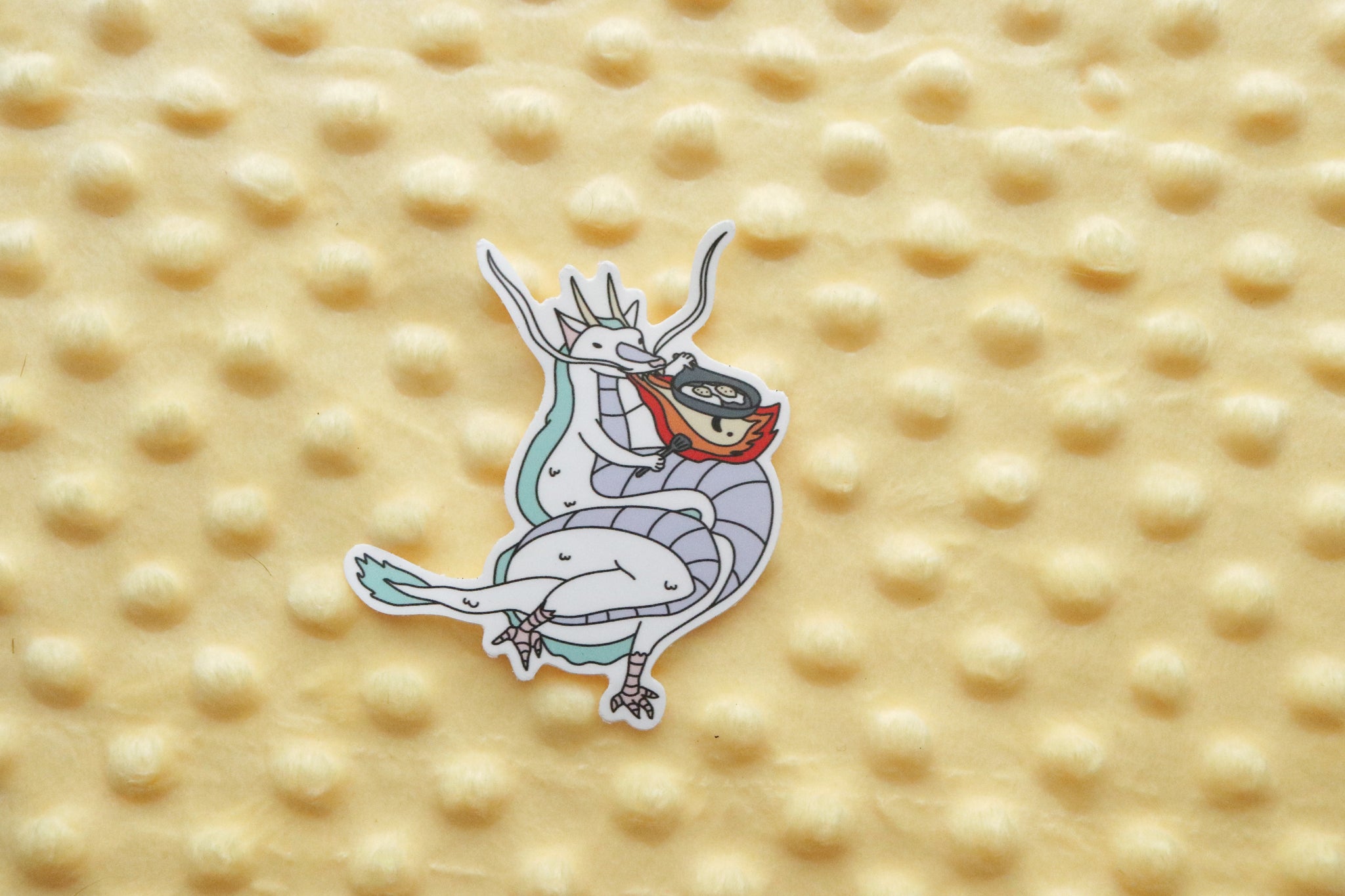 Breakfast Dragon Sticker