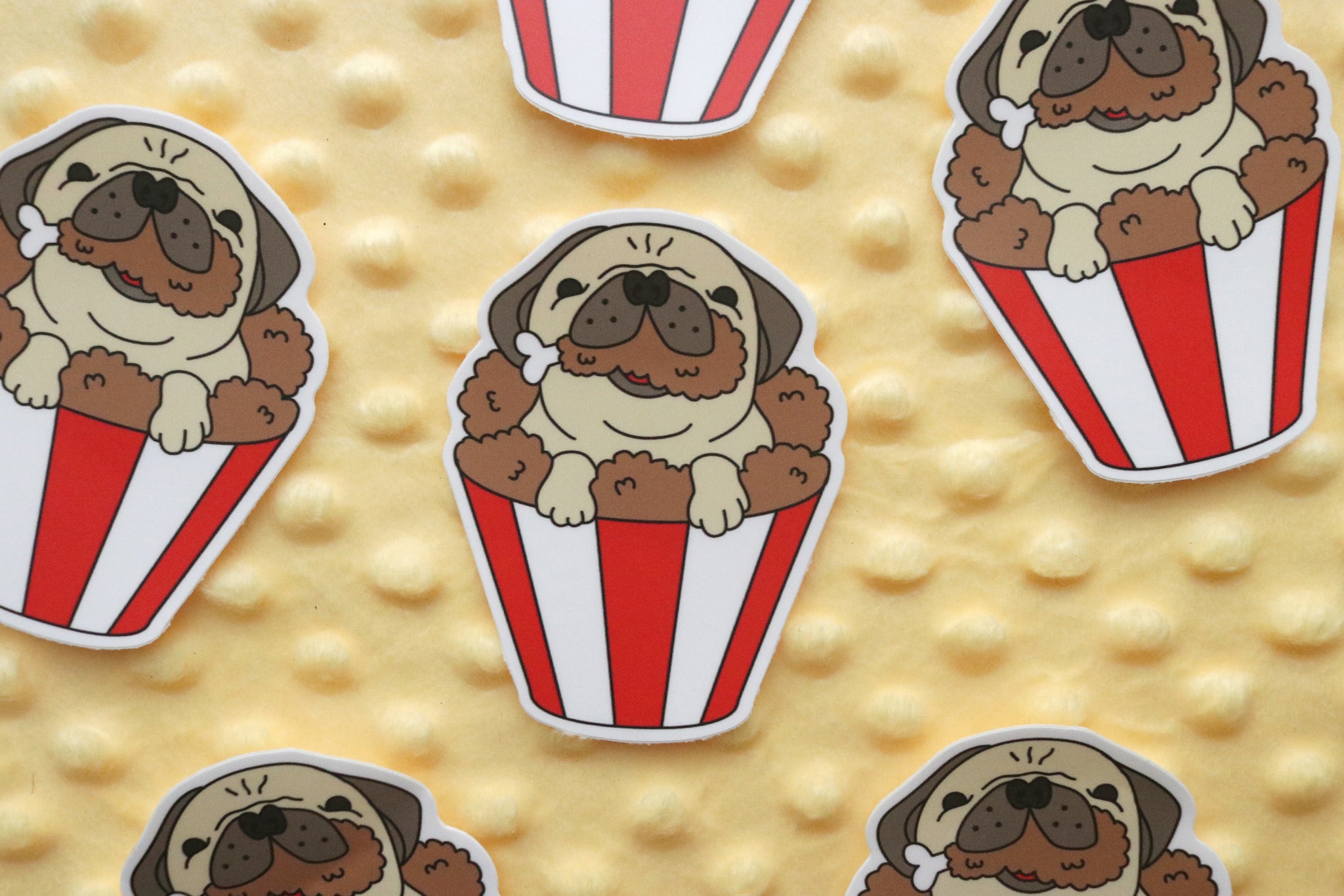 Fried Chicken Mastiff Sticker