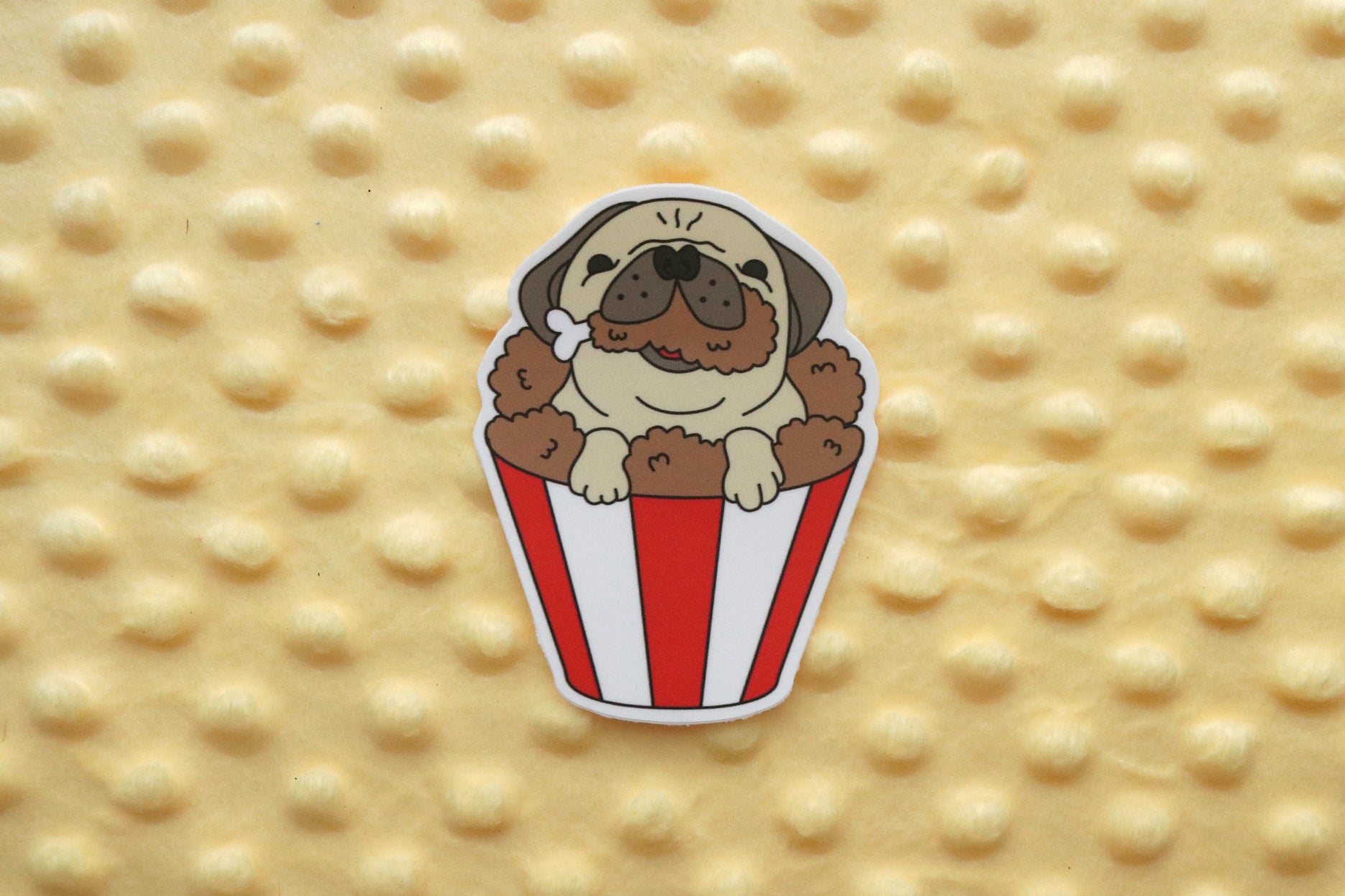 Fried Chicken Mastiff Sticker