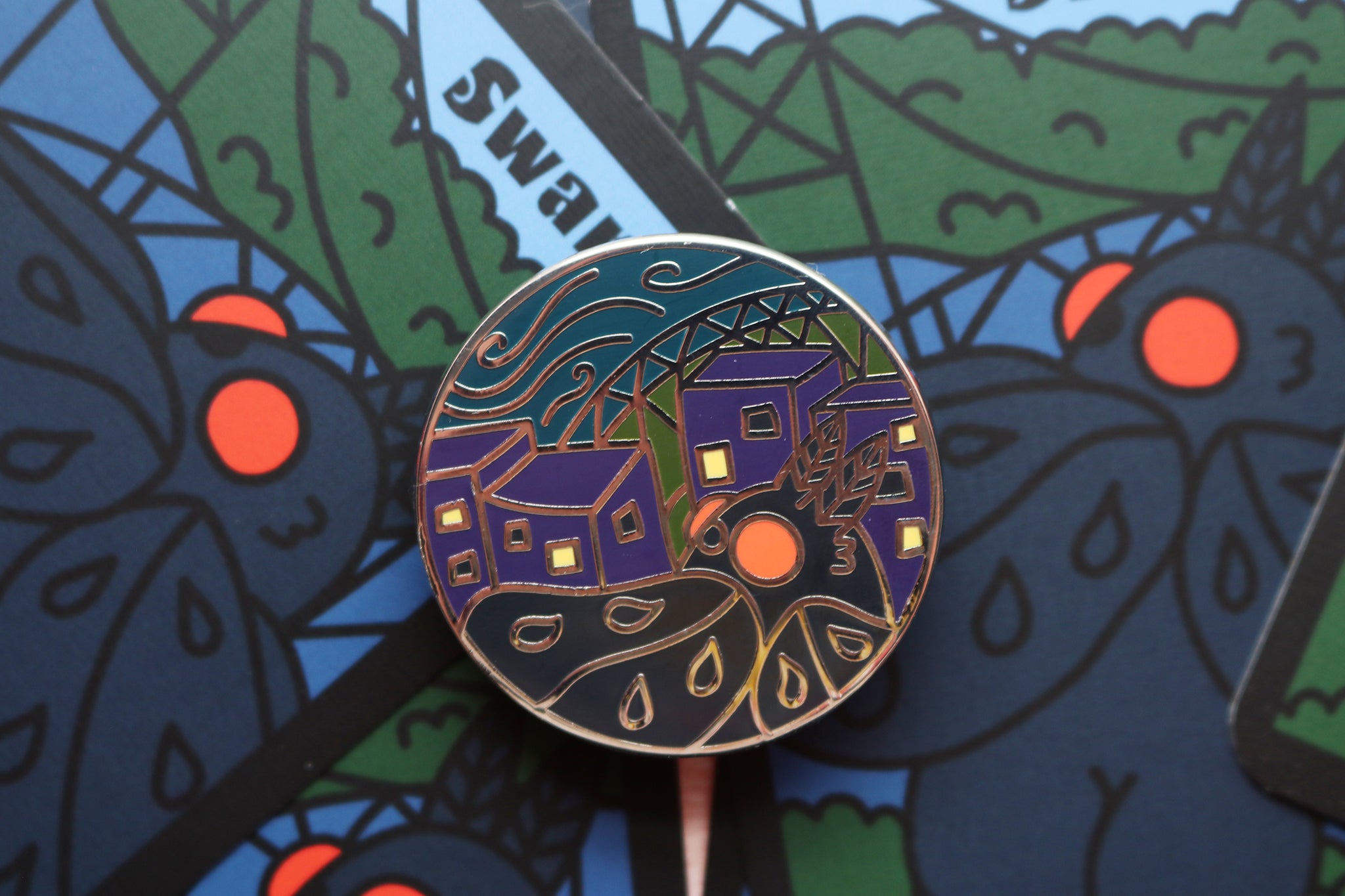 Mothman Pin