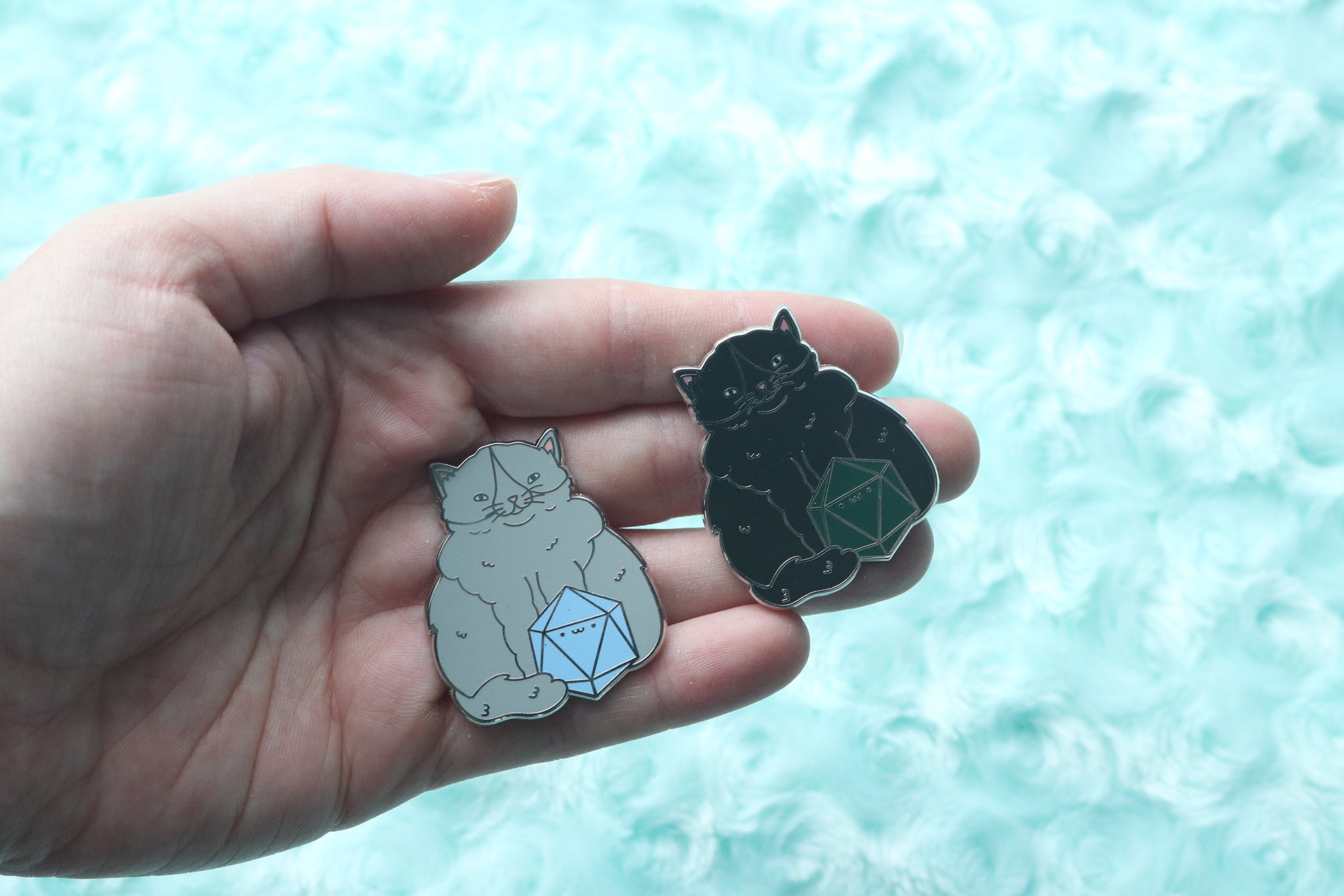 Ragdoll D20 Dice Buddy Enamel Pin