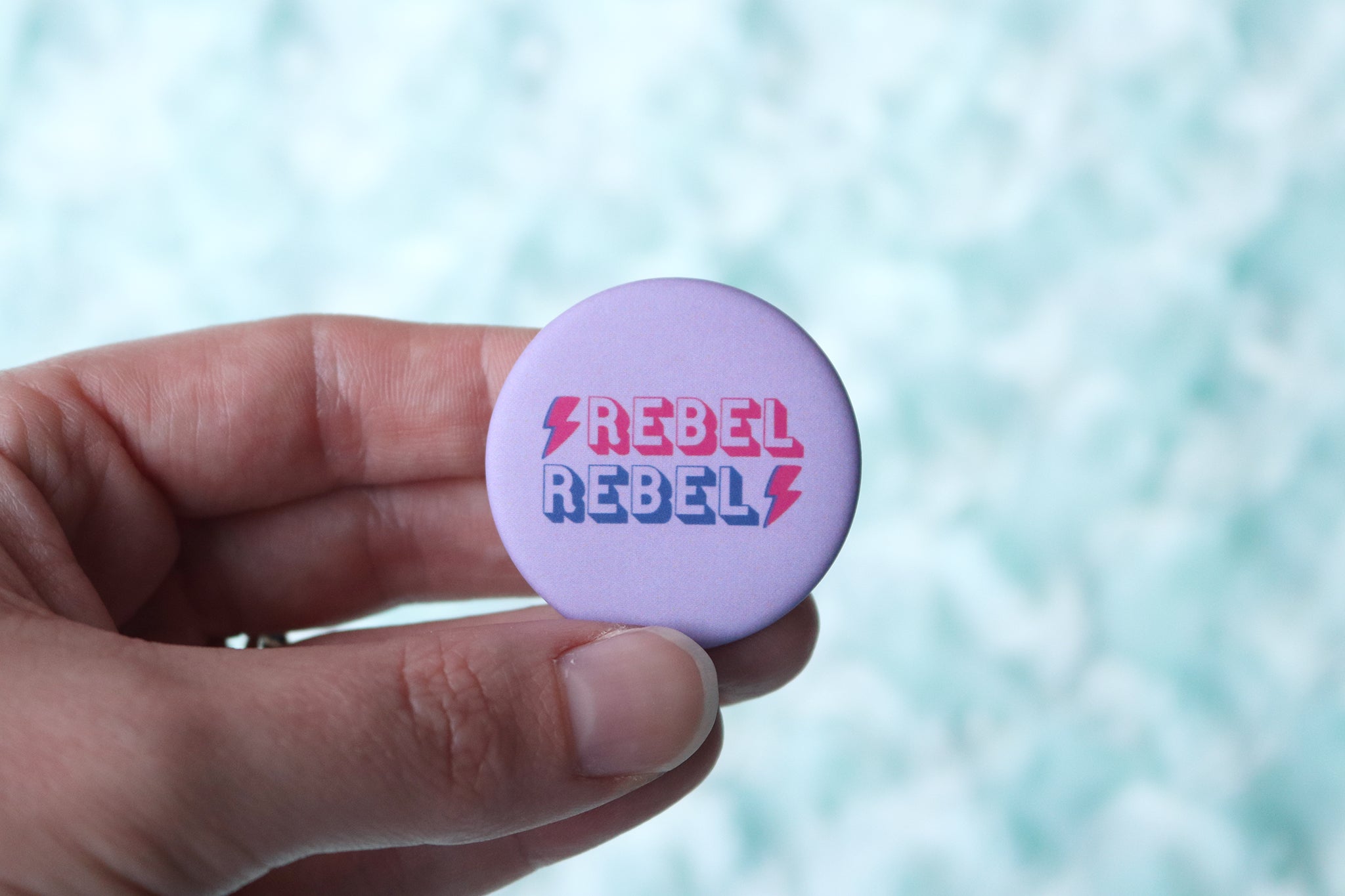 Rebel Rebel Bisexual Pride Button