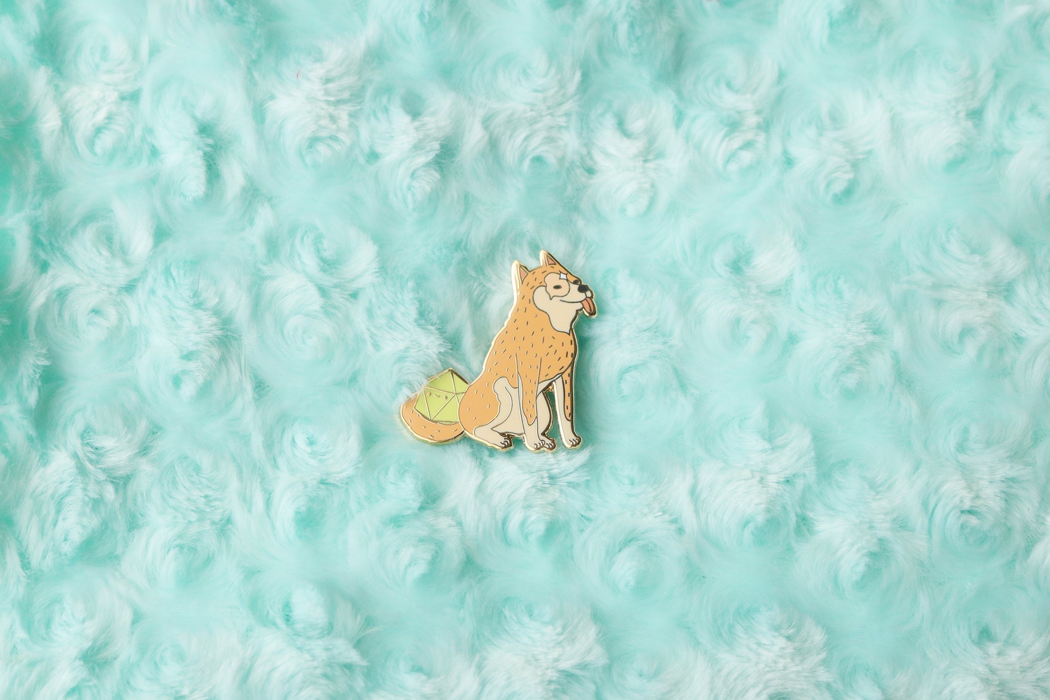 Heeler D20 Dice Buddy Hard Enamel Pin