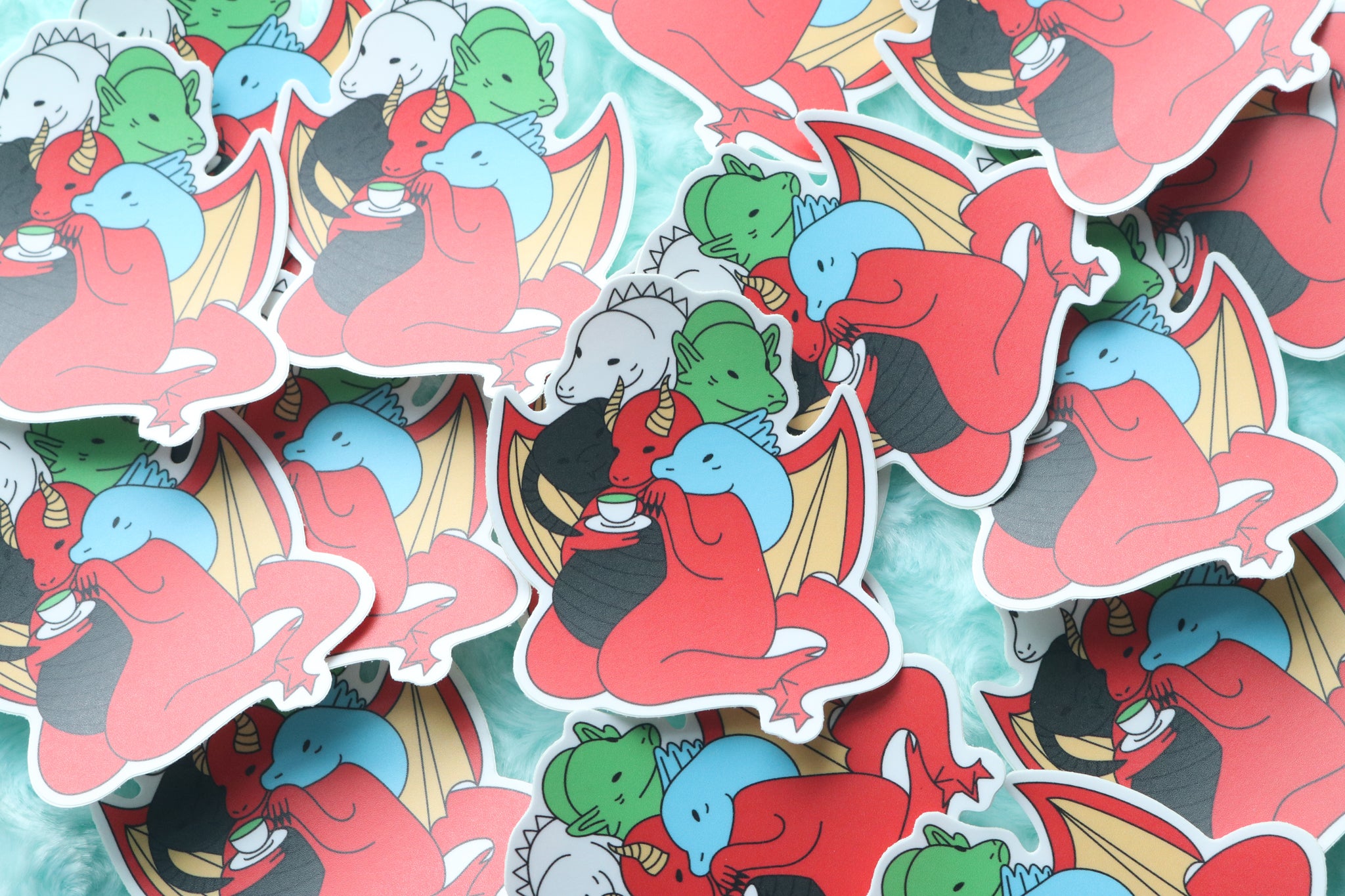 Tiamat Tea Party Sticker