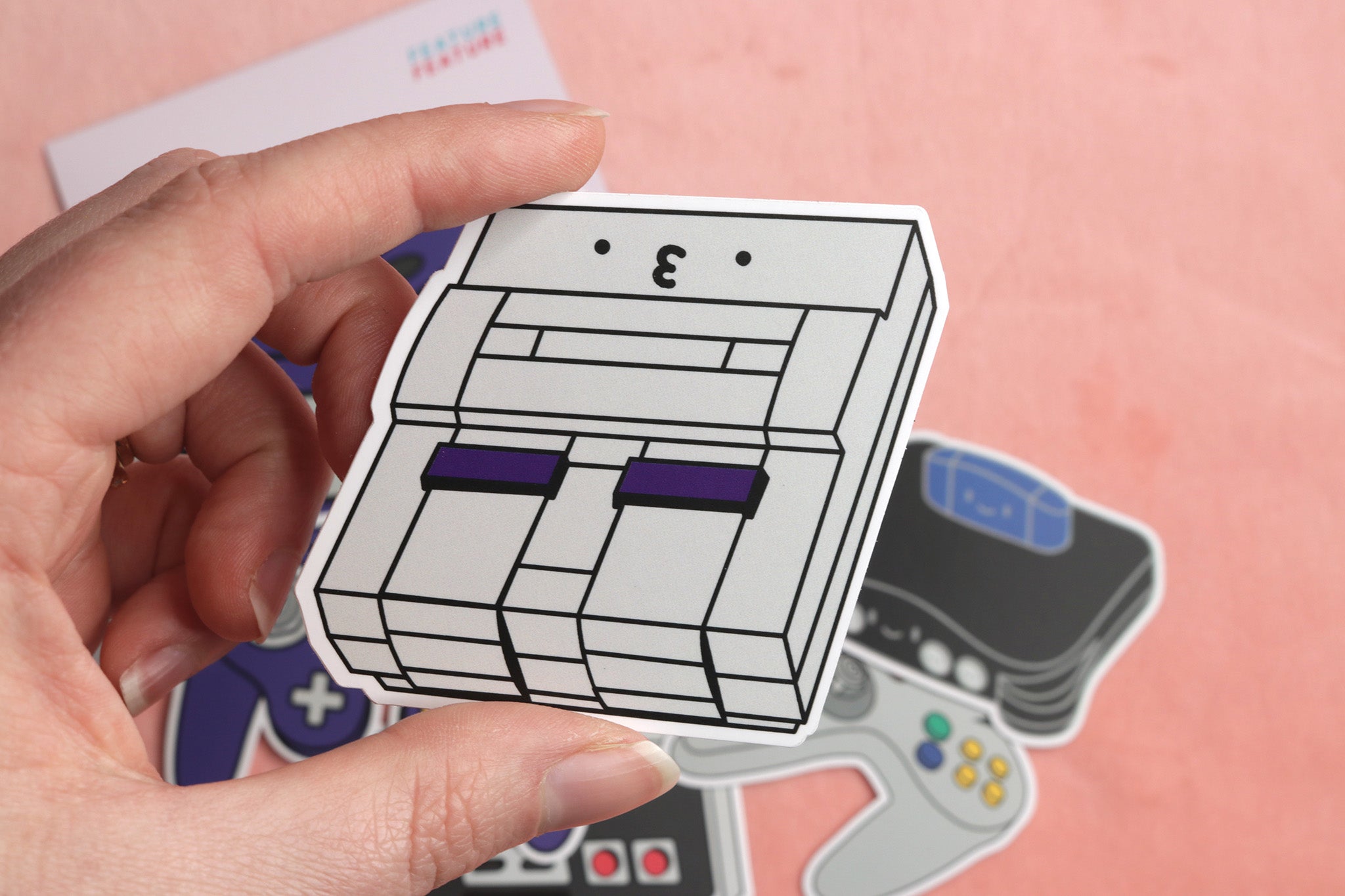 Nintendo Consoles and Controller Stickers
