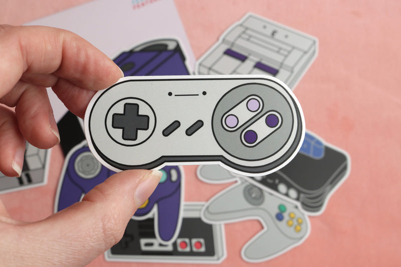 Nintendo Consoles and Controller Stickers