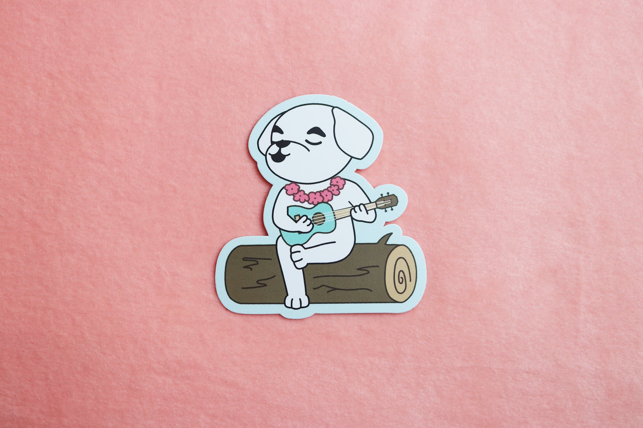 Animal Crossing K.K. Slider Playing Ukulele Sticker