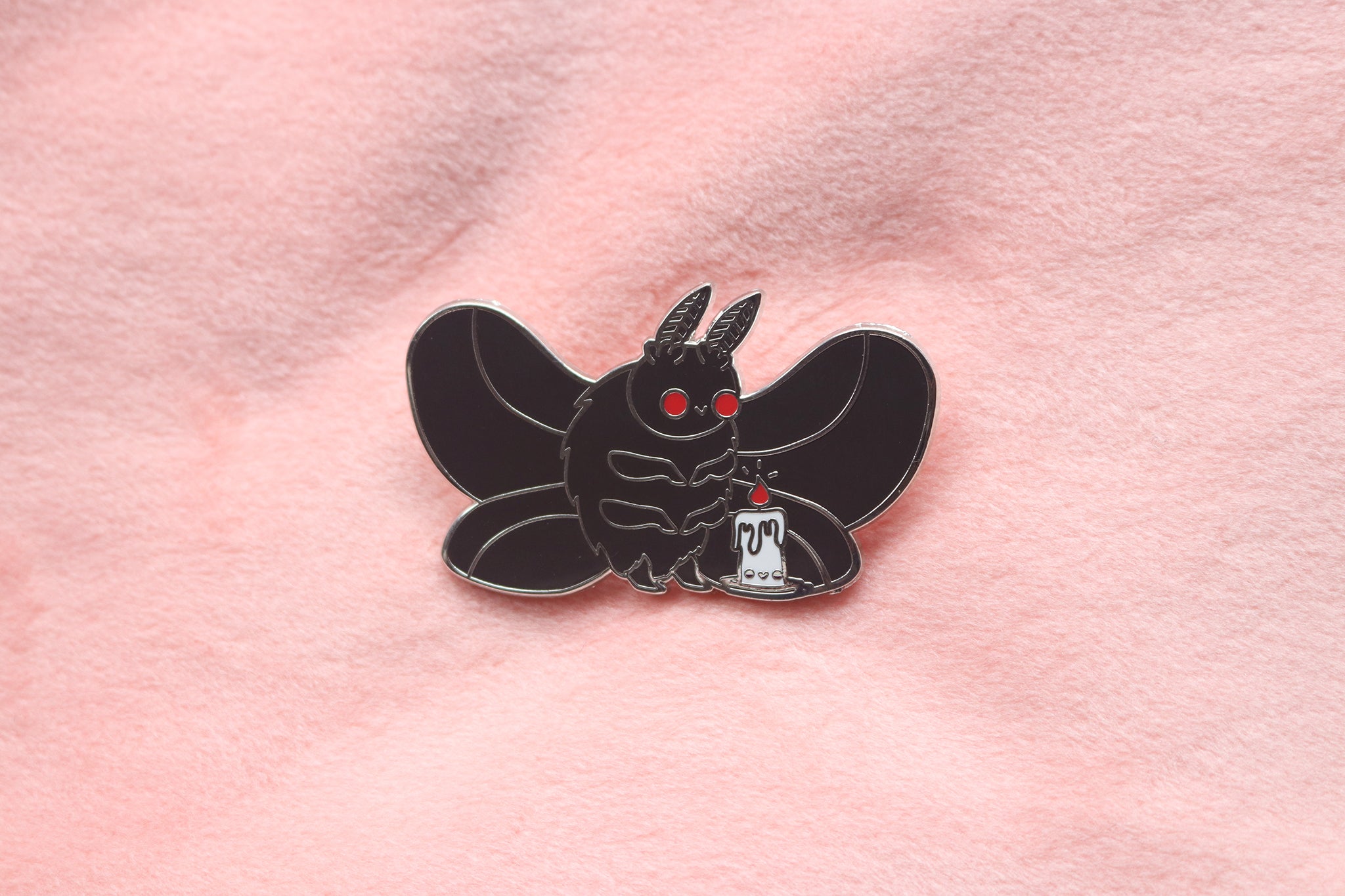 Moth and Flame Hard Enamel Pin