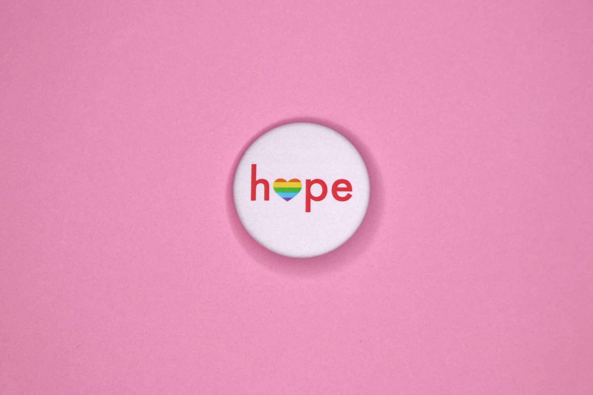 Rainbow Hope Button by Dbl Feature
