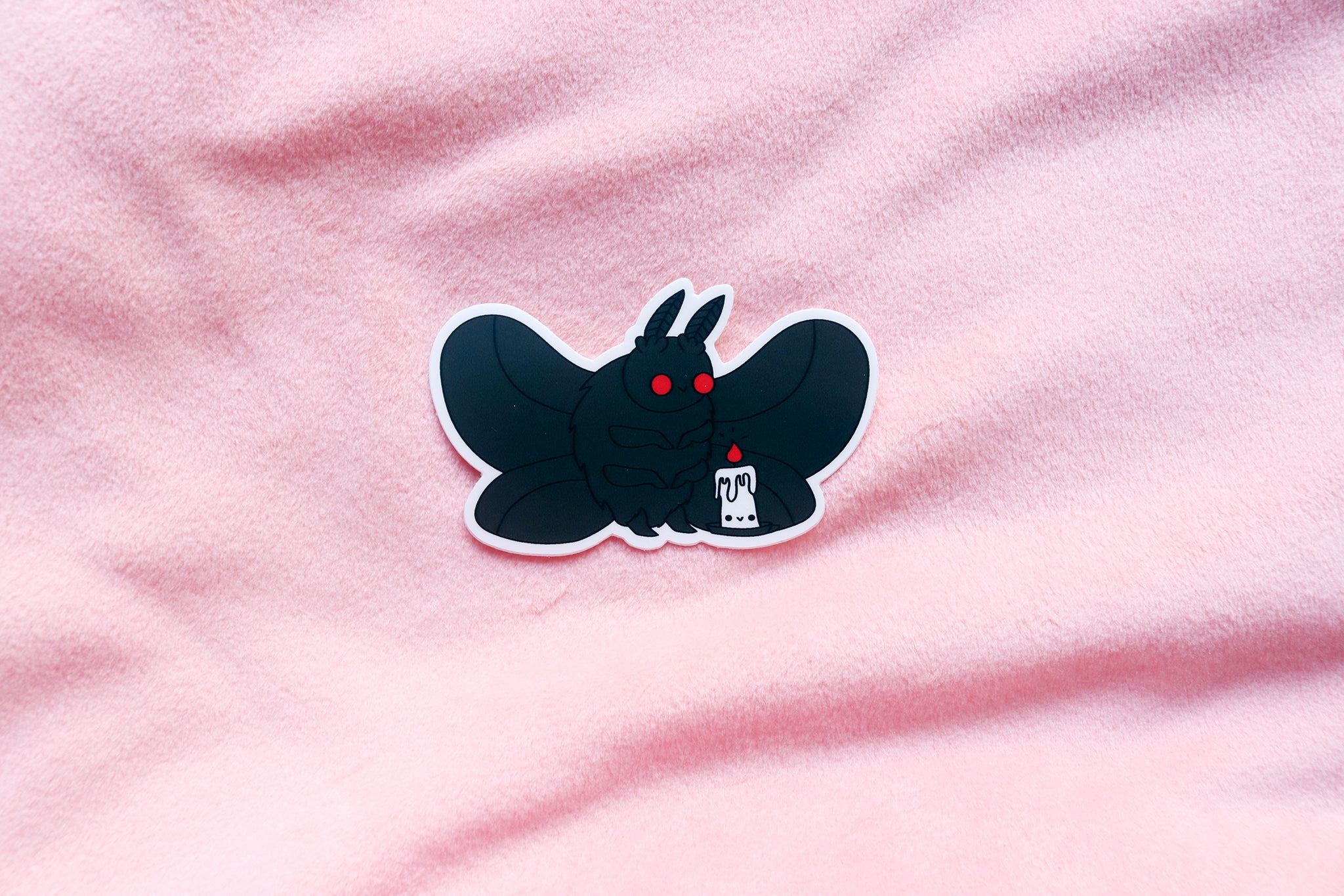 Moth and Flame Sticker