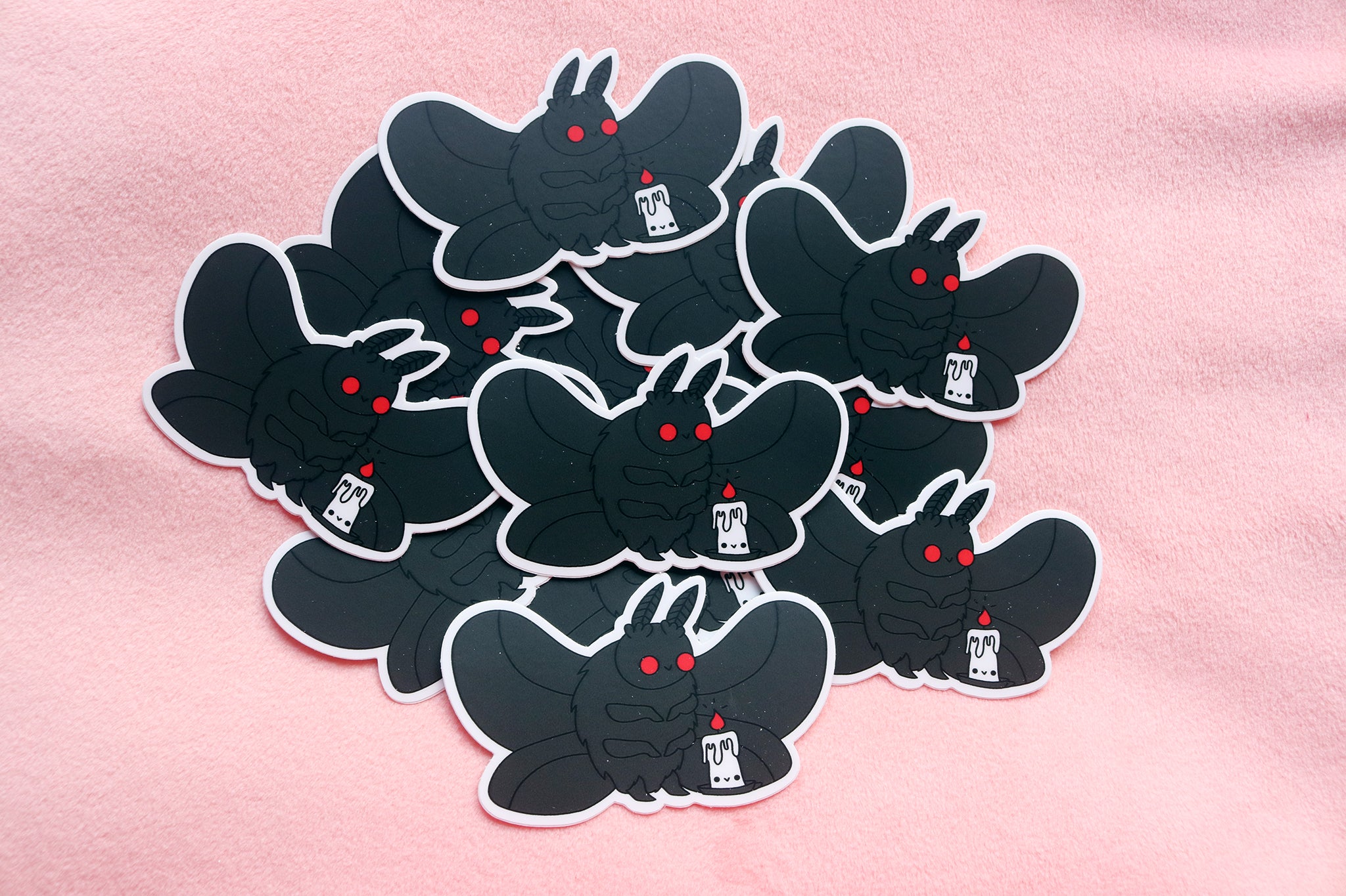 Moth and Flame Sticker