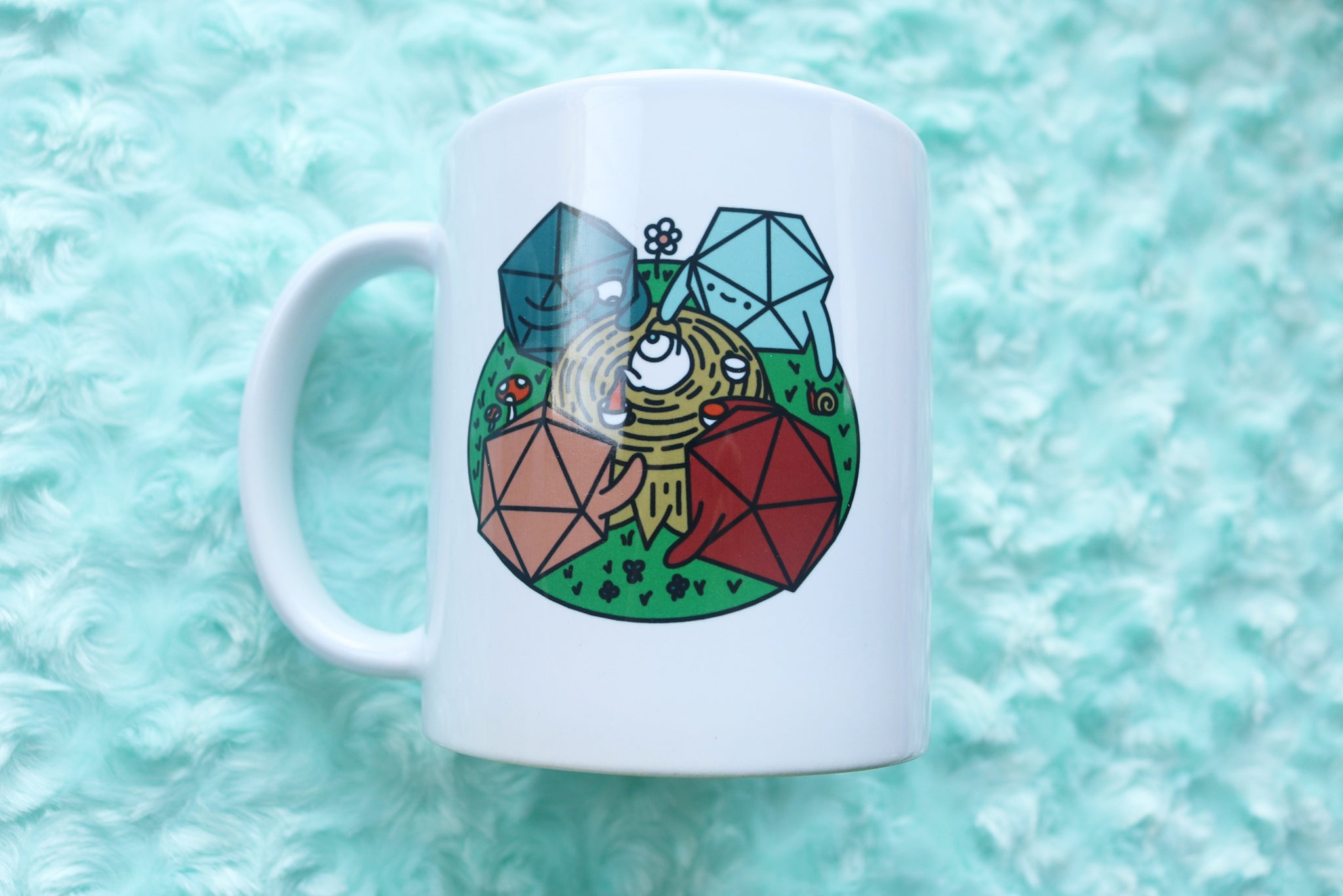 D20 Tea Party Ceramic Mug