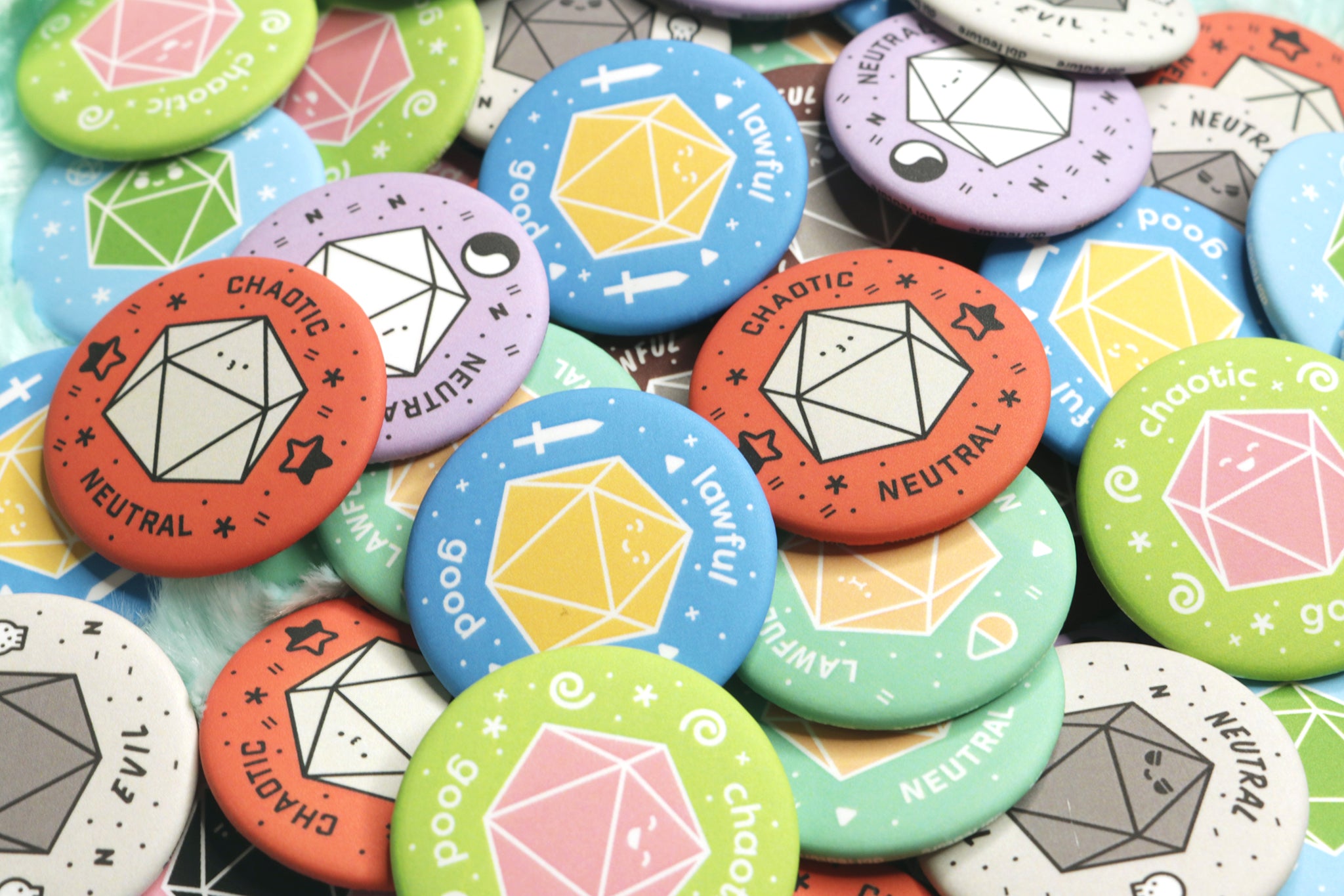 Tabletop RPG Buttons by Dbl Feature