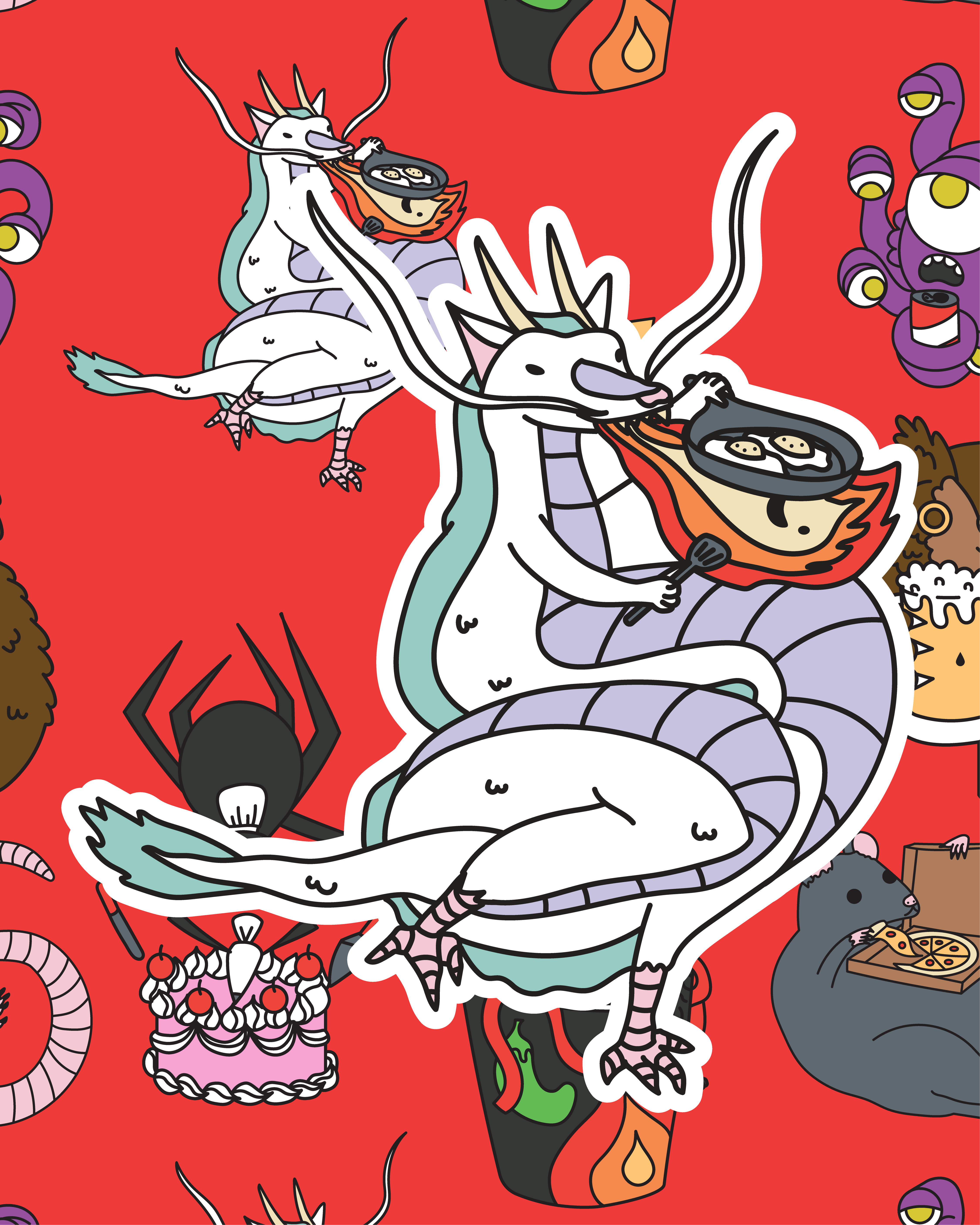 Monster Manual Munchies Kickstarter Stickers
