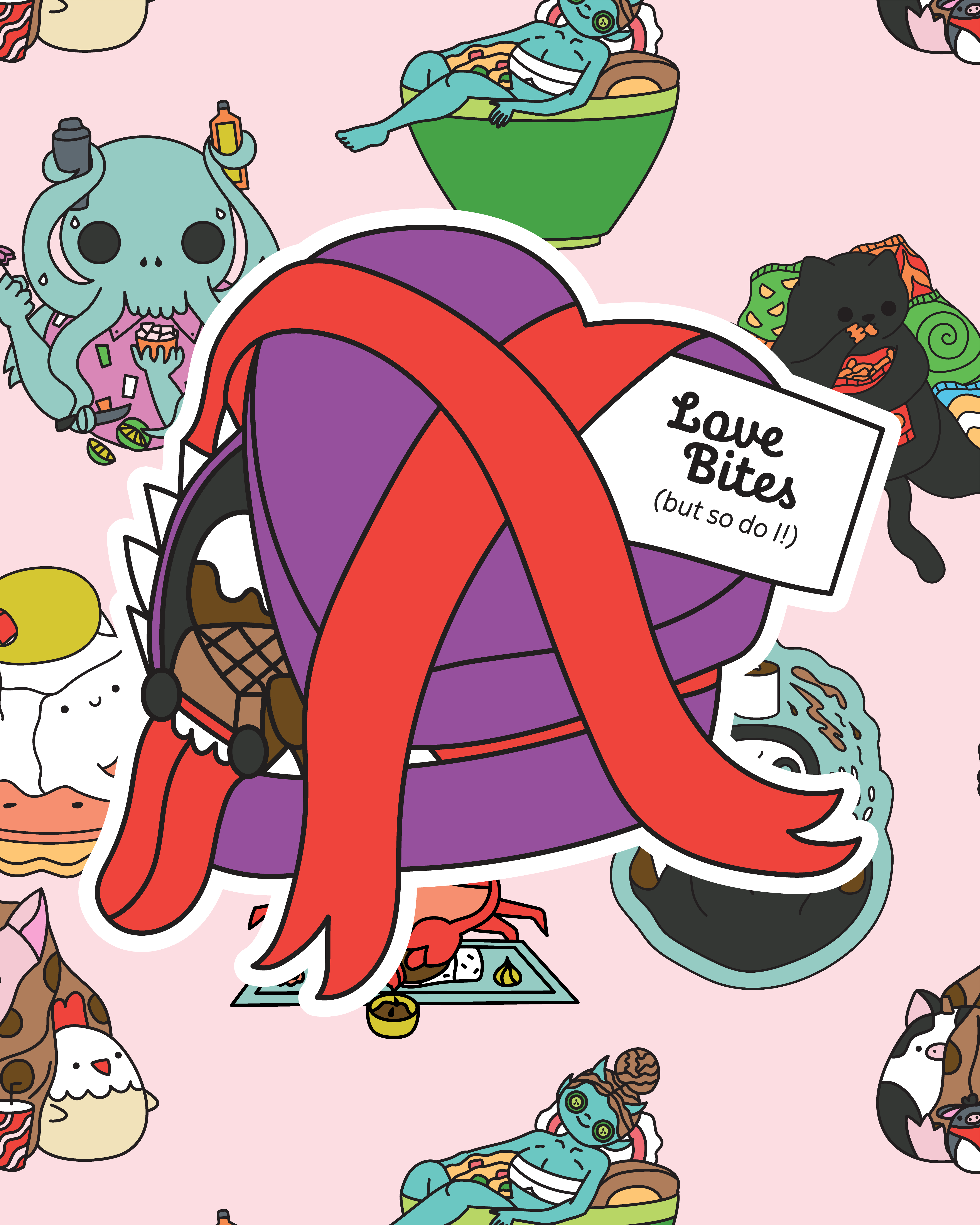 Monster Manual Munchies Kickstarter Stickers