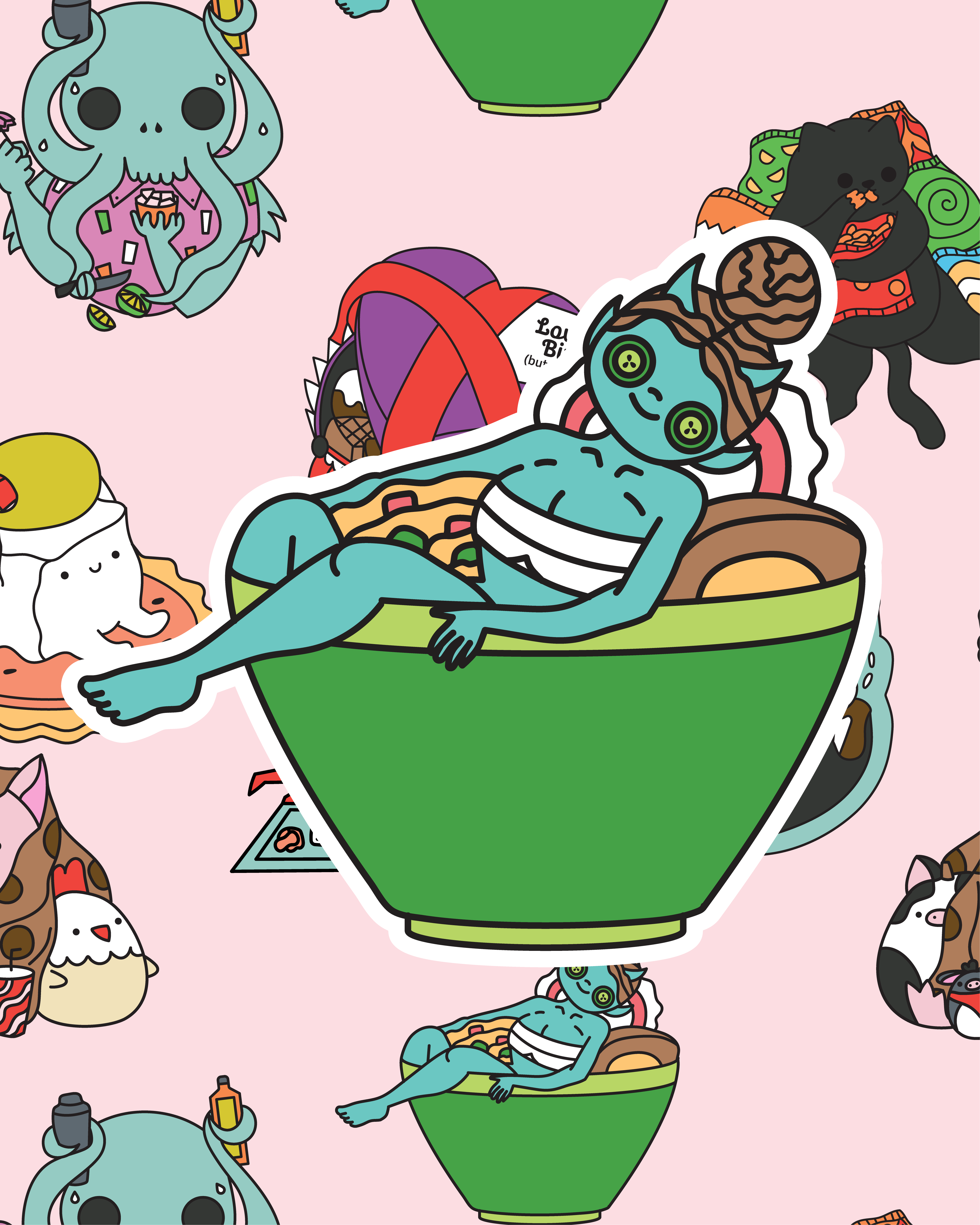 Monster Manual Munchies Kickstarter Stickers