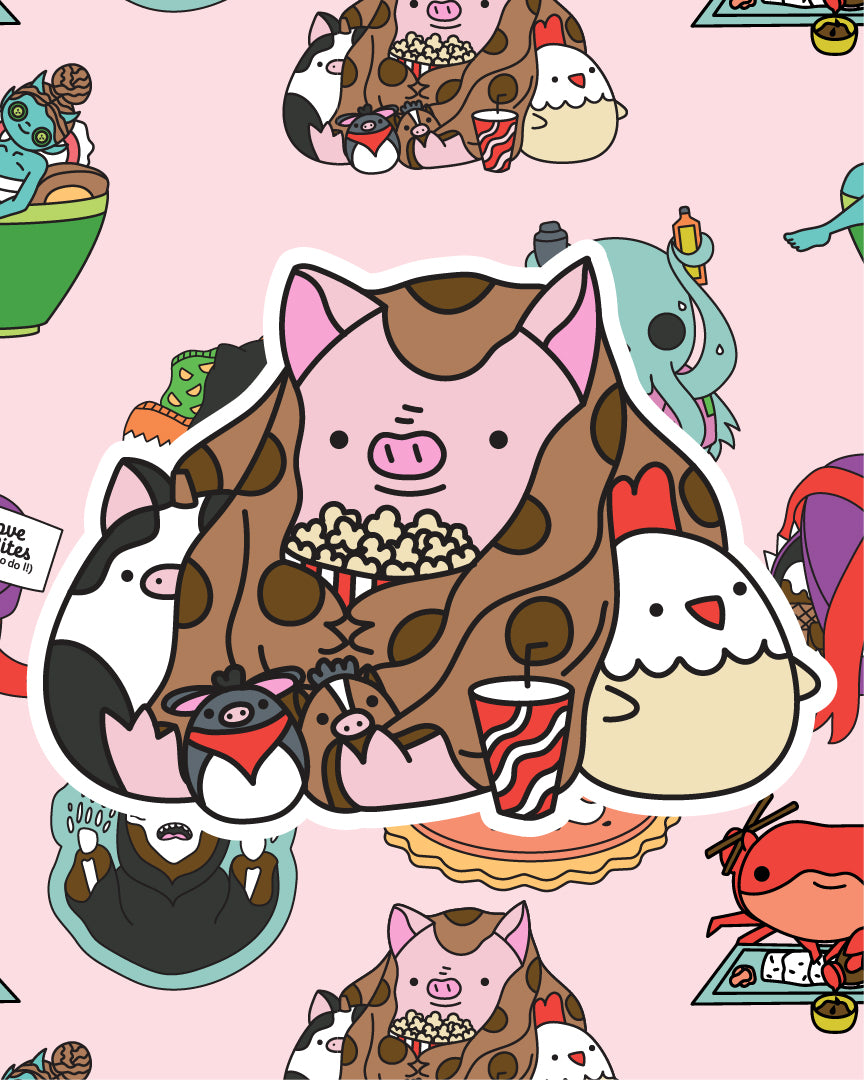 Monster Manual Munchies Kickstarter Stickers