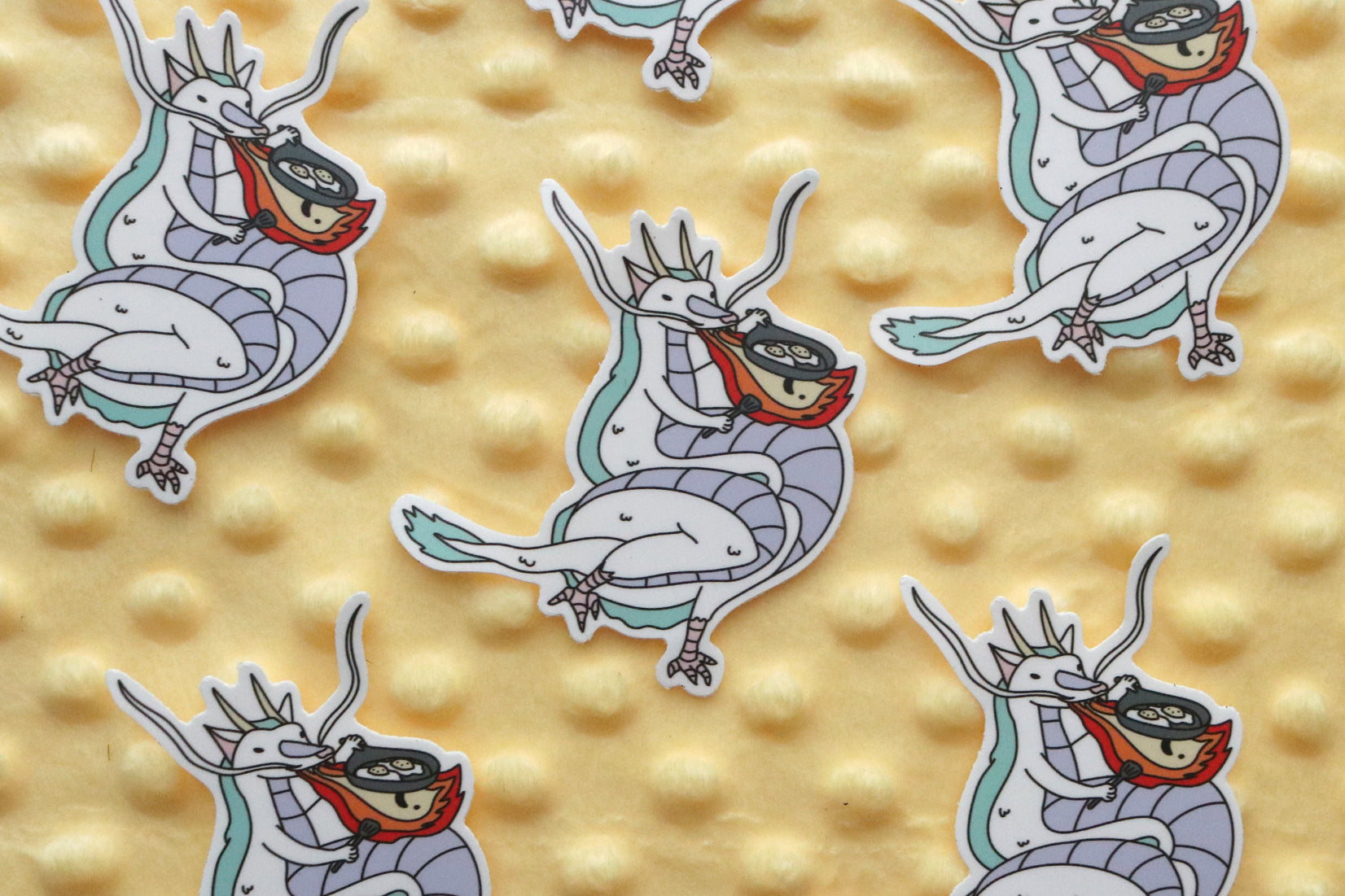 Breakfast Dragon Sticker