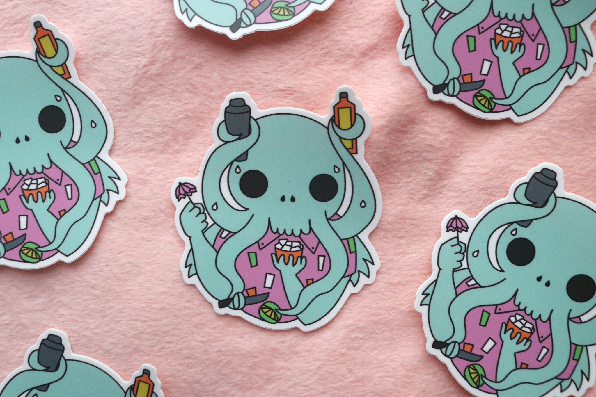 Cthulhu Bartender Sticker