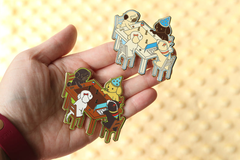 Dungeons and Dogs Enamel Pin