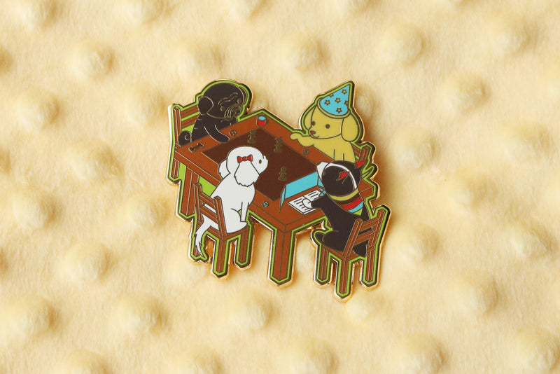 Dungeons and Dogs Enamel Pin