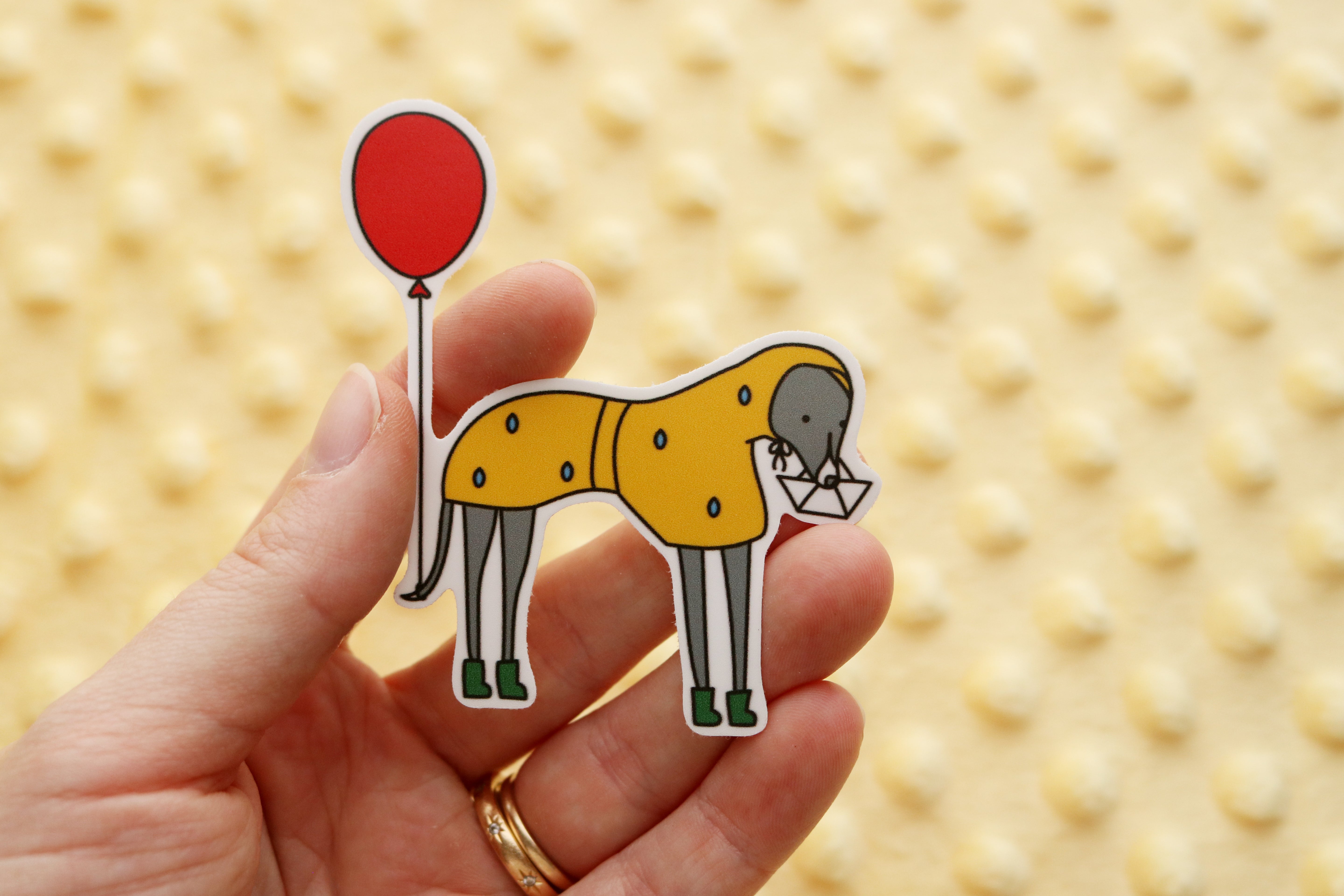 Horror Hounds Georgie Italian Greyhound Sticker