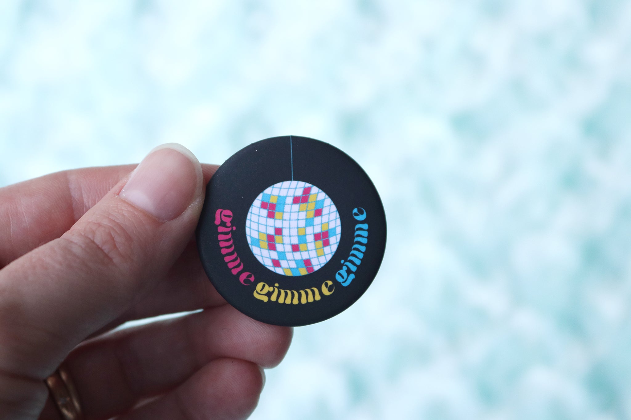 Gimme Gimme Gimme Pansexual Pride Button