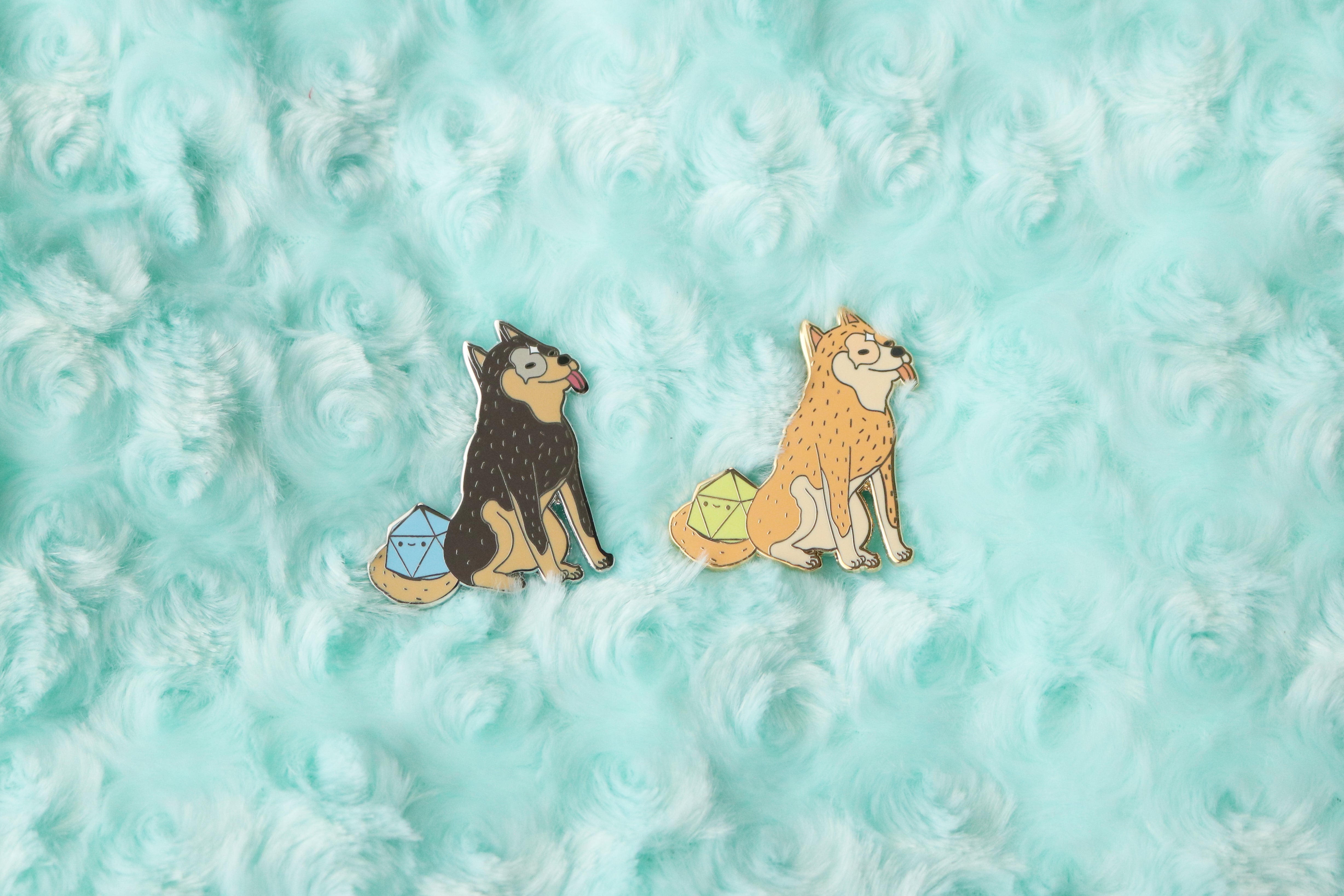 Heeler D20 Dice Buddy Hard Enamel Pin