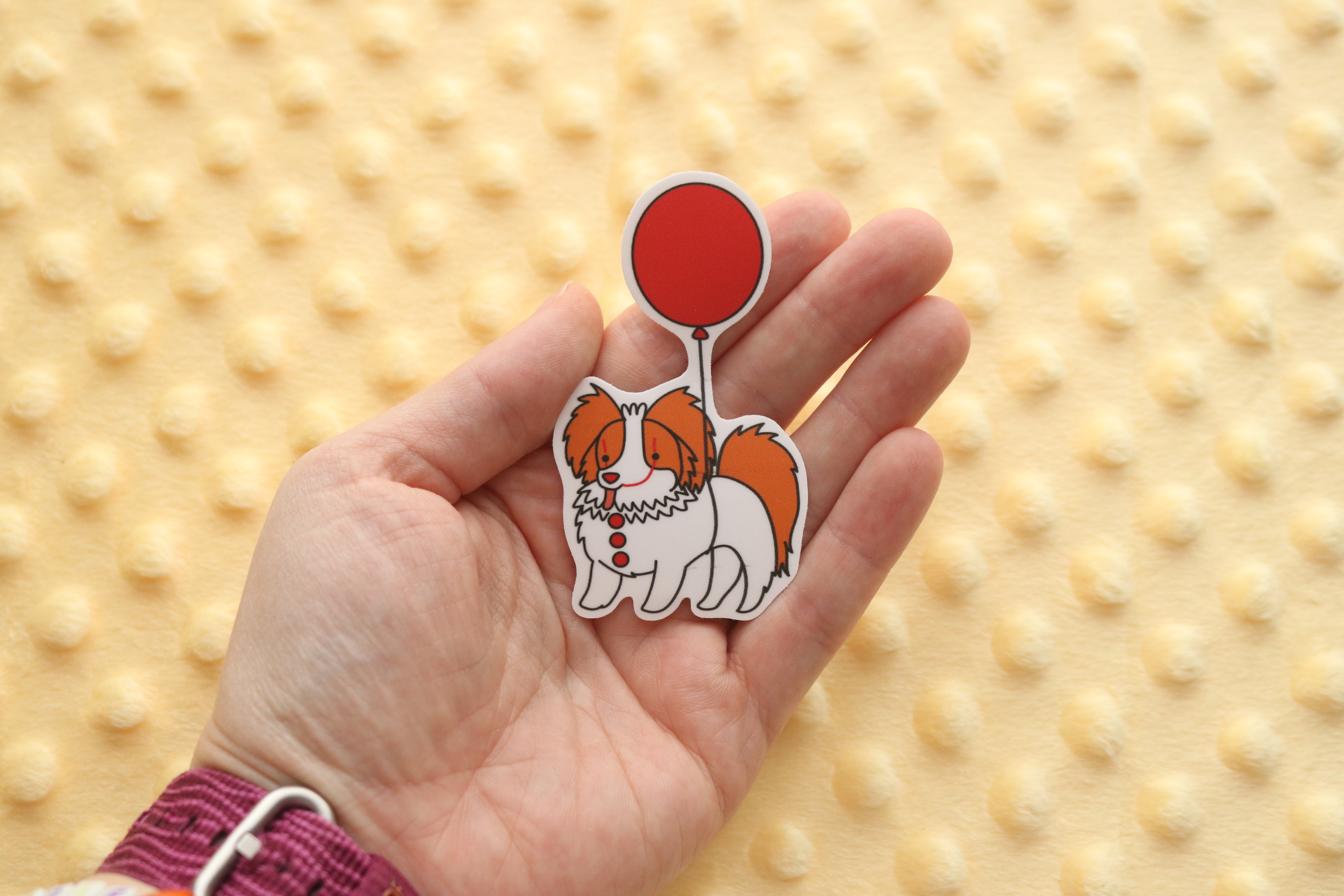 Horror Hounds Pennywise Papillon Sticker