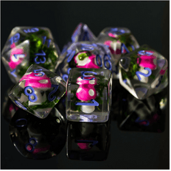 Fantasy Forest Mushrooms RPG Dice Set