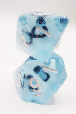 Frozen Penguin RPG Dice Set