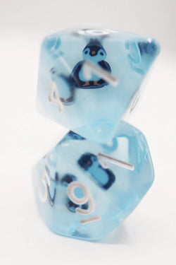 Frozen Penguin RPG Dice Set