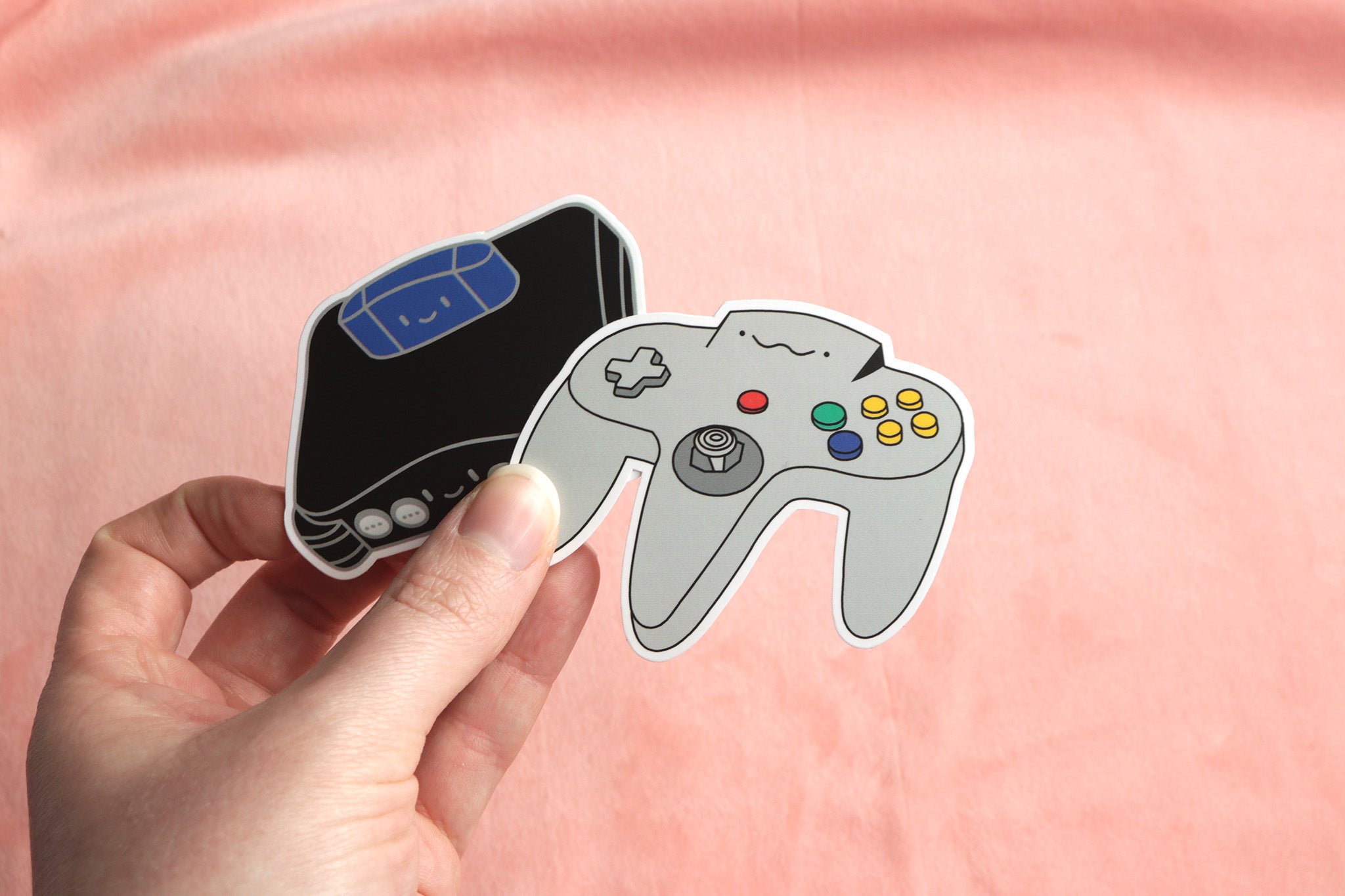 Nintendo Consoles and Controller Stickers