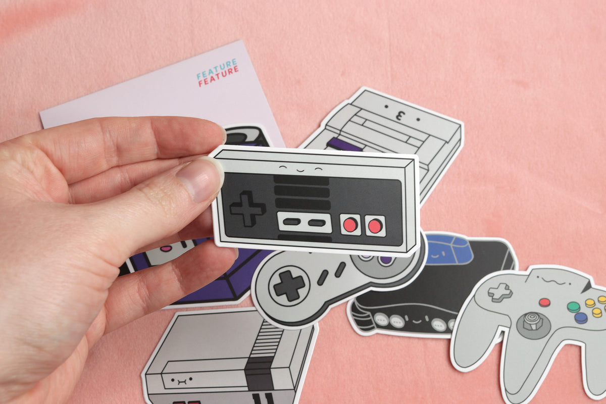 Nintendo Controller Rare Sticker Nintendo Consoles and Controller Stickers by Dbl Feature
