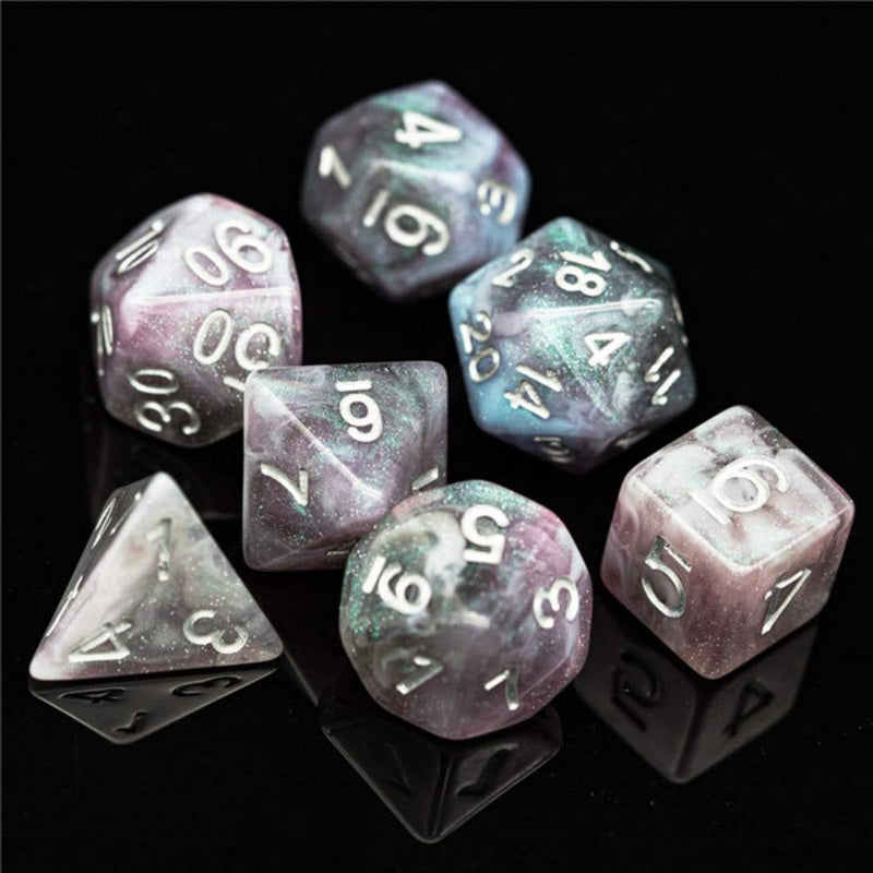 Aurora Borealis RPG Dice Set