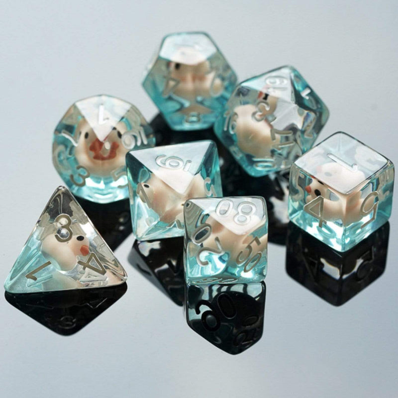 Pink Duck RPG Dice Set