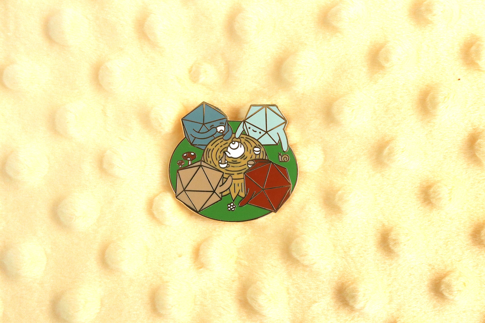 D20 Tea Party Hard Enamel Pin