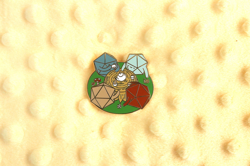 D20 Tea Party Hard Enamel Pin