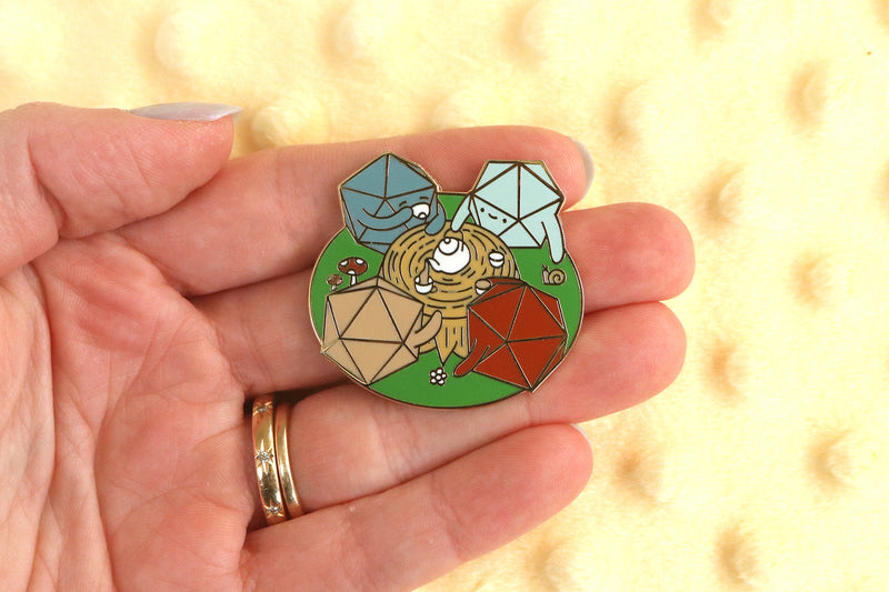 D20 Tea Party Hard Enamel Pin