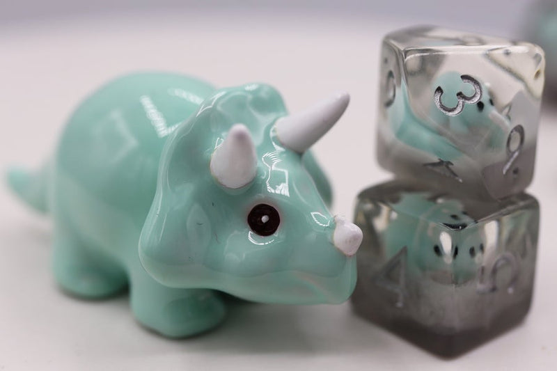 Baby Triceratops RPG Dice Set