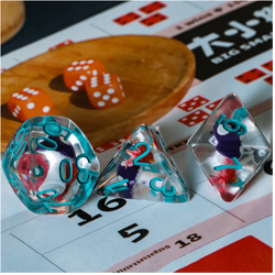 Wild Woodland Mushroom RPG Dice Set