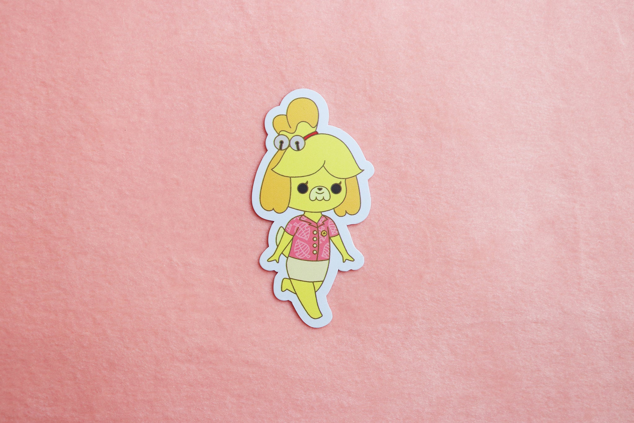 Isabelle in New Horizons Work Uniform Sticker