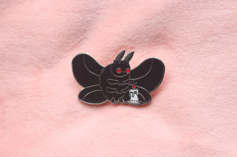 Moth and Flame Hard Enamel Pin