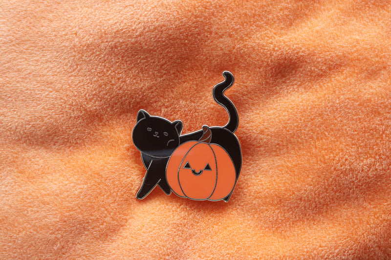 Pumpkin Patch Cat Hard Enamel Pin