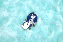Blue Banshee Girl Pin