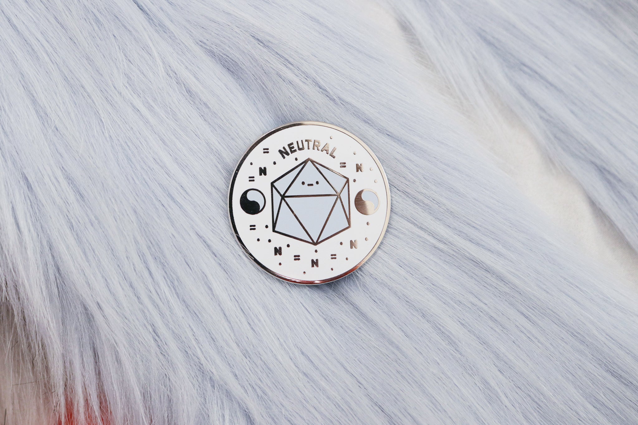 Blue True Neutral Pin