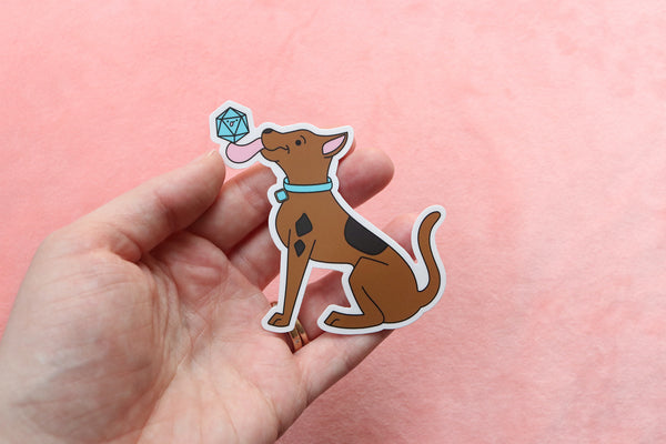 Great Dane D20 Dice Buddy Sticker