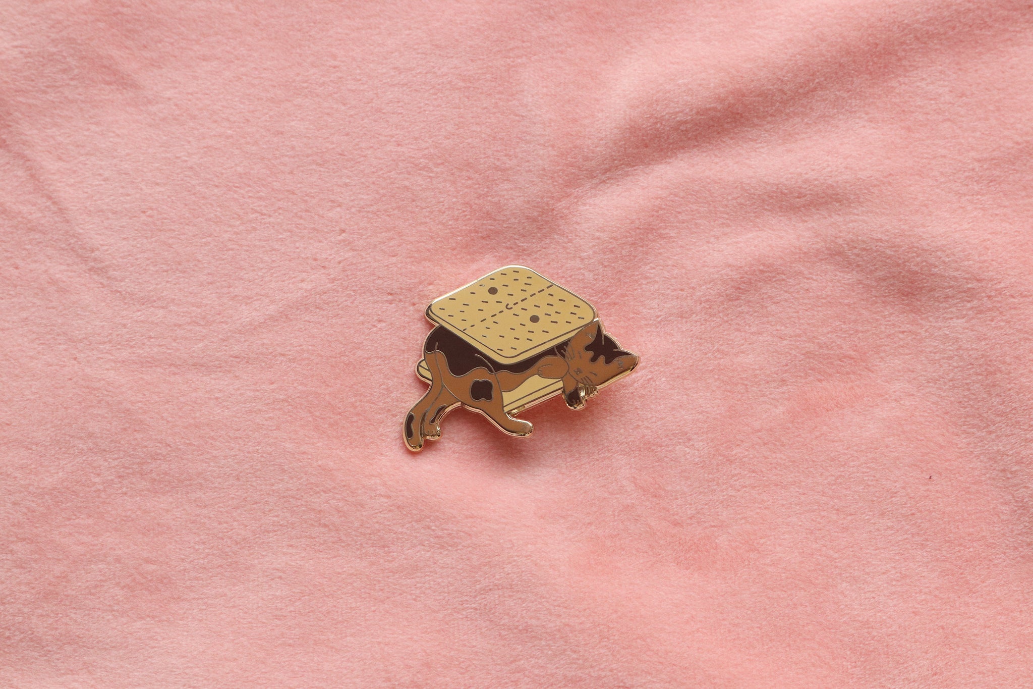 S'mores Kitty Hard Enamel Pin